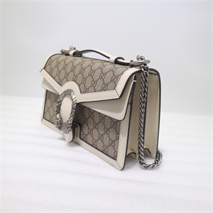 Gu.cci Dionysus GG Supreme Top Handle Shoudler Bag White 621512
