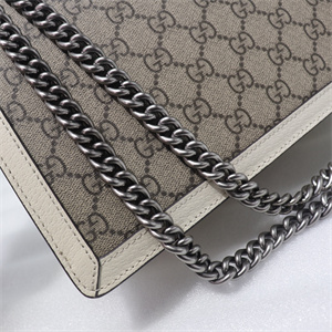 Gu.cci Dionysus GG Supreme Top Handle Shoudler Bag White 621512