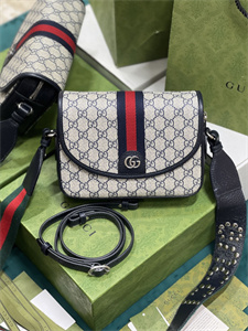 Gu.cci Ophidia GG Small Shoulder Bag GG Supreme Canvas 722117