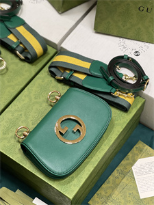 Gu.cci Blondie Mini Bag Green Leather 698643
