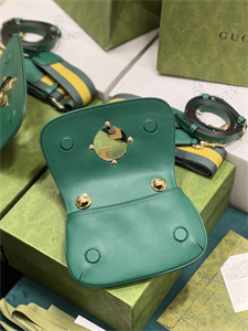 Gu.cci Blondie Mini Bag Green Leather 698643