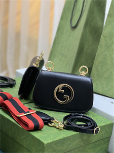 Gu.cci Blondie Mini Bag Black Leather 698643