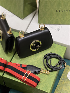 Gu.cci Blondie Mini Bag Black Leather 698643