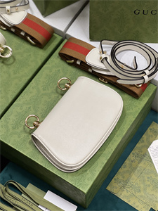 Gu.cci Blondie Mini Bag White Leather 698643