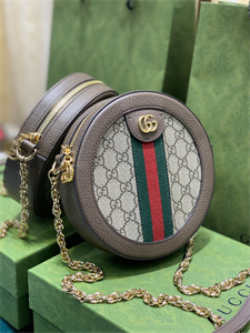 Gu.cci Ophidia GG Mini Round Shoulder Bag 550618