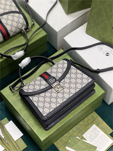 Gu.cci Ophidia GG Small Top Handle Bag GG Supreme Canvas 651055
