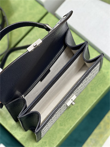 Gu.cci Ophidia GG Small Top Handle Bag GG Supreme Canvas 651055