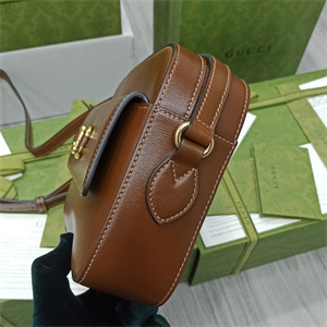 Gu.cci Horsebit 1955 Small Shoulder Bag Brown leather 645454