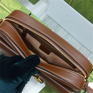 Gu.cci Horsebit 1955 Small Shoulder Bag Brown leather 645454