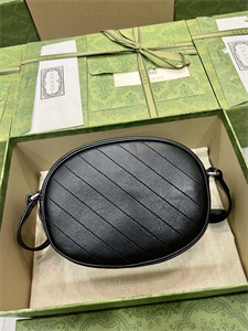 Gu.cci Blondie Mini Shoulder Bag Black Leather 760175