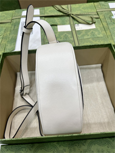 Gu.cci Blondie Mini Shoulder Bag White Leather 760175
