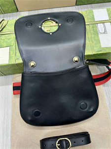 Gu.cci Blondie Medium Top Handle Bag Black Leather 721172