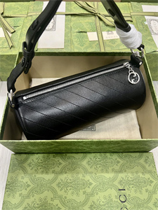 Gu.cci Blondie Small Shoulder Bag Black Leather 760169