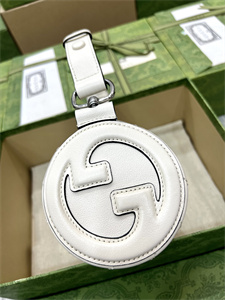 Gu.cci Blondie Mini Shoulder Bag White Leather 760170