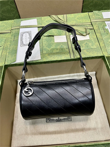 Gu.cci Blondie Mini Shoulder Bag Black Leather 760170