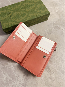 Gu.cci Blondie Wallet Pink Leather 760336