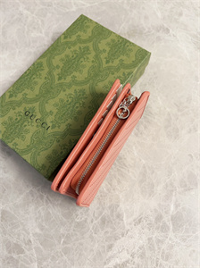 Gu.cci Blondie Wallet Pink Leather 760336