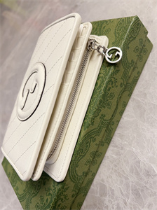 Gu.cci Blondie Wallet White Leather 760336