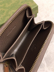 Gu.cci Ophidia Zipper Coin Purse GG Supreme Canvas 597613