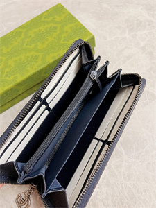 Gu.cci Ophidia GG Zipper Around Wallet Supreme Canvas 523154