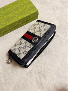Gu.cci Ophidia GG Zipper Around Wallet Supreme Canvas 523154