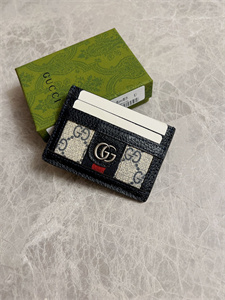 Gu.cci Ophidia GG Card Case Supreme Canvas 523159