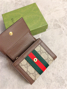 Gu.cci Ophidia Tri-Fold Wallet GG Supreme Canvas 523174