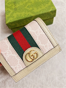 Gu.cci Ophidia GG Card Case Wallet Supreme Canvas 523155