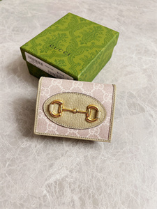 Gu.cci Horsebit 1955 Card Case Wallet Supreme Canvas 621887