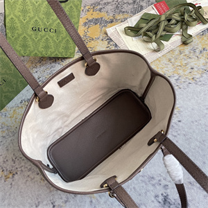 Gu.cci Ophidia Mini Tote Bag GG Supreme Canvas 765043