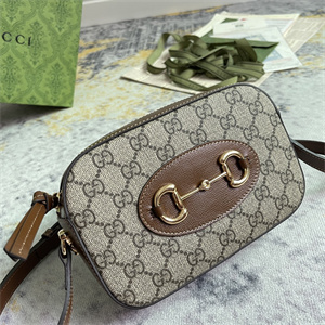 Gu.cci Horsebit 1955 Small Shoulder Bag Supreme Canvas 760196