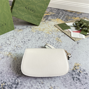 Gu.cci Blondie Mini Bag White Leather 698630