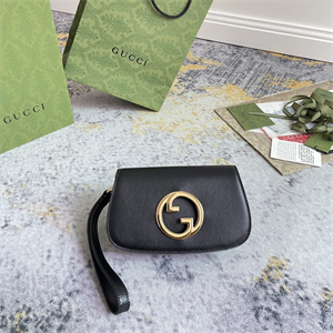 Gu.cci Blondie Mini Bag Black Leather 698630