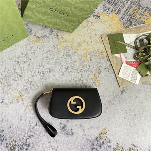 Gu.cci Blondie Mini Bag Black Leather 698630