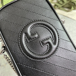 Gu.cci Blondie Mini Bag Black Leather 760315