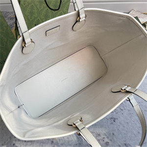 Gu.cci Ophidia Medium Tote Bag White Leather 778958