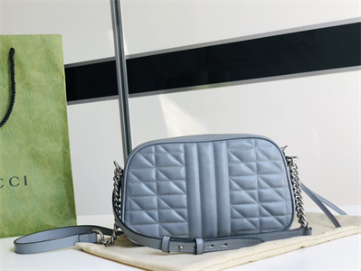 Gu.cci GG Marmont Small Shoulder Bag Blue 447632