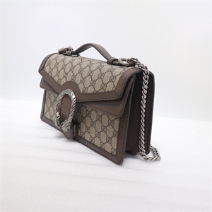 Gu.cci Dionysus GG Supreme Top Handle Shoudler Bag Brown 621512