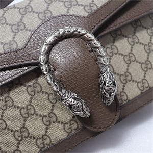 Gu.cci Dionysus GG Supreme Top Handle Shoudler Bag Brown 621512