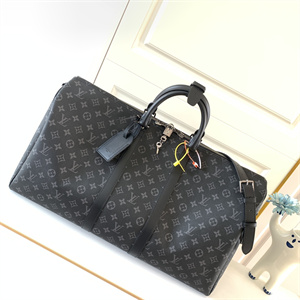 L.V Keepall Bandoulière 55 Monogram Eclipse M40605
