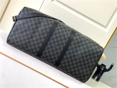 L.V Keepall Bandoulière 55 Damier Graphite M41413