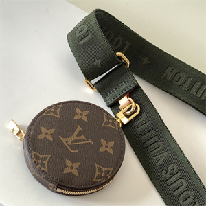 L.V Multi Pochette Accessories Monogram Canvas Khaki Strap M44813