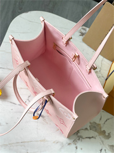 L.V ONTHEGO MM Monogram Empreinte Gradient Pink M46542