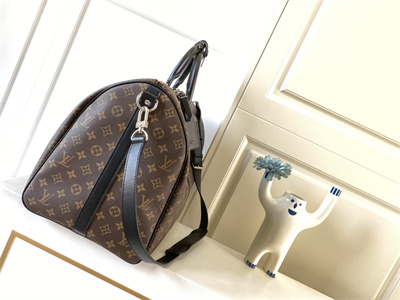 L.V Keepall Bandoulière 55 Monogram Macassar M56714