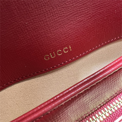 Gucci Horsebit 1955 Shoulder Bag GG Canvas Burgundy 602204