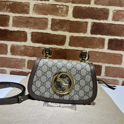 Gu.cci Blondie Mini Shoulder Bag GG Supreme Canvas 724645