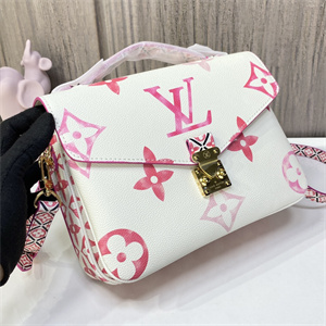 L.V Pochette  Métis  Bag Canvas Hot Pink M23055
