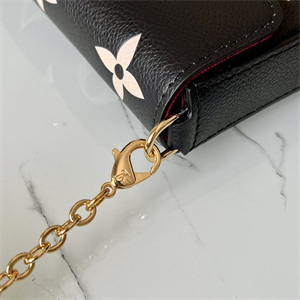 L.V  Felicie Pochette Monogram Empreinte Black/Beige M82479