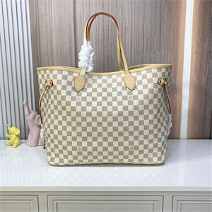L.V Neverful GM Damier Azur Inside Cream N41360