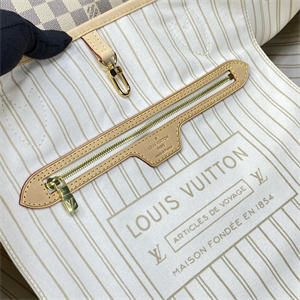 L.V Neverful GM Damier Azur Inside Cream N41360